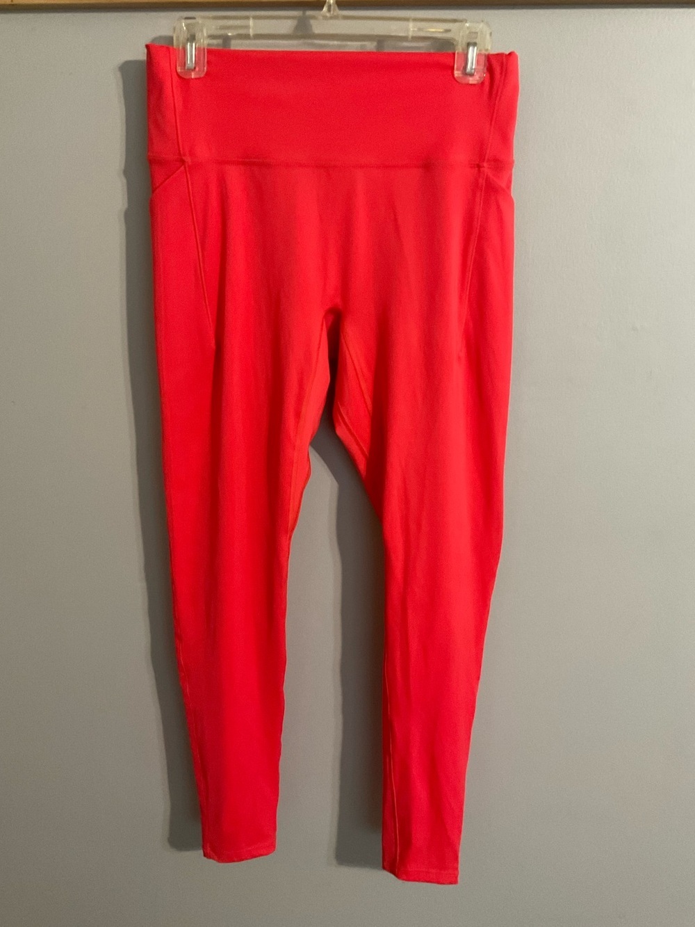 DSG Bright Coral Leggings with Side Pockets - Large